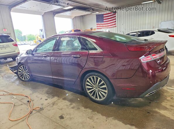 3LN6L5D9XHR655765 2017 LINCOLN MKZ Burgundy Հետևի ձախ