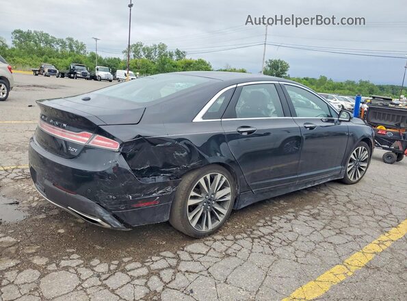 3LN6L5E92HR601262 2017 LINCOLN MKZ Черный Задняя правая четверть