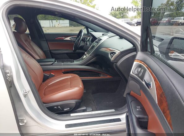 3LN6L5E92JR601901 2018 LINCOLN MKZ Silver Widok wnętrza z przodu