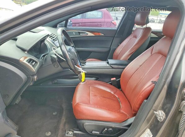3LN6L5E96HR624656 2017 LINCOLN MKZ Gray წინა სალონის ხედი