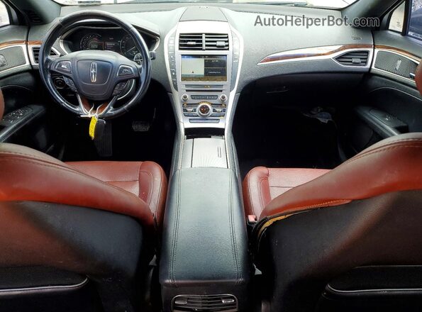 3LN6L5E96HR624656 2017 LINCOLN MKZ Gray წინა პანელის ხედი