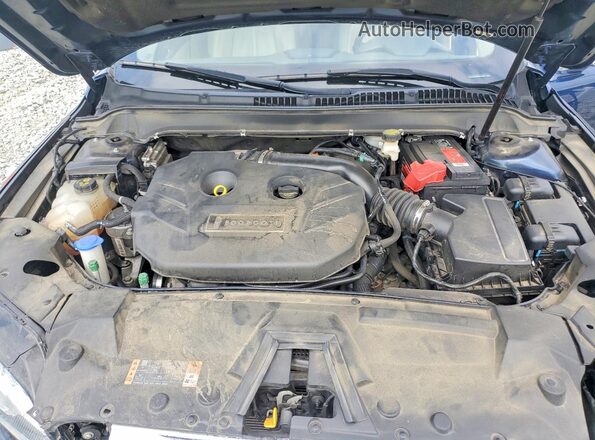 3LN6L5E97HR619983 2017 LINCOLN MKZ Blue Սալոնի հետևի տեսք