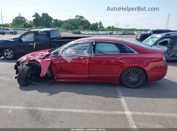 3LN6L5E97HR664650 2017 LINCOLN MKZ Burgundy Vista interior trasera