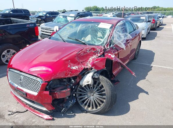 3LN6L5E97HR664650 2017 LINCOLN MKZ Burgundy Vista frontal