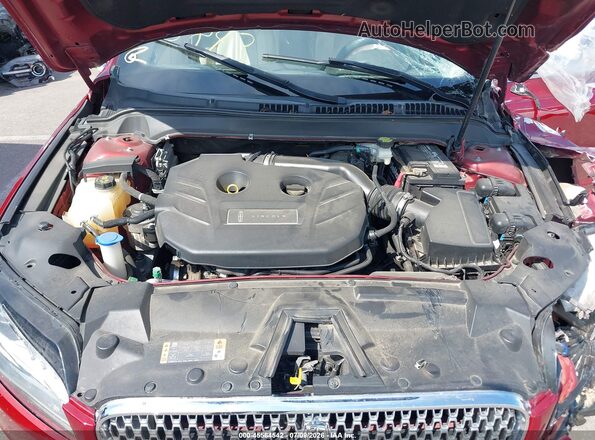 3LN6L5E97HR664650 2017 LINCOLN MKZ Burgundy Vista trasera