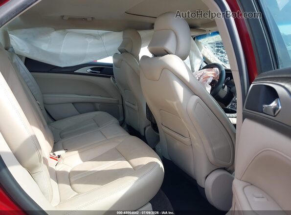 3LN6L5E97HR664650 2017 LINCOLN MKZ Burgundy Vista de la etiqueta del VIN