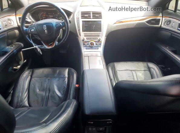 3LN6L5E98JR607539 2018 LINCOLN MKZ White Widok deski rozdzielczej