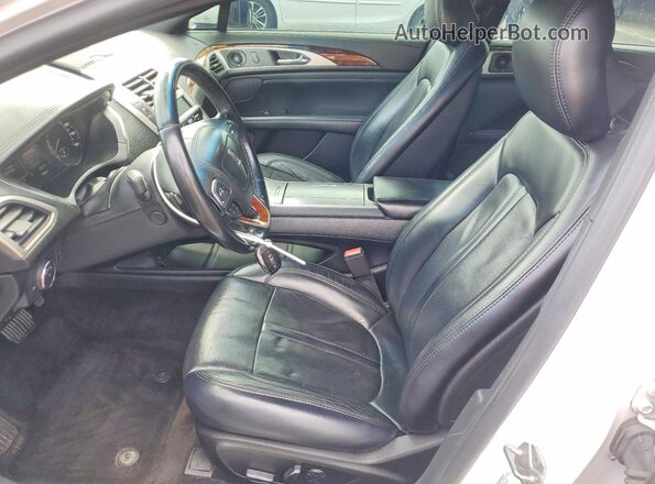 3LN6L5E98JR607539 2018 LINCOLN MKZ White Widok wnętrza z przodu