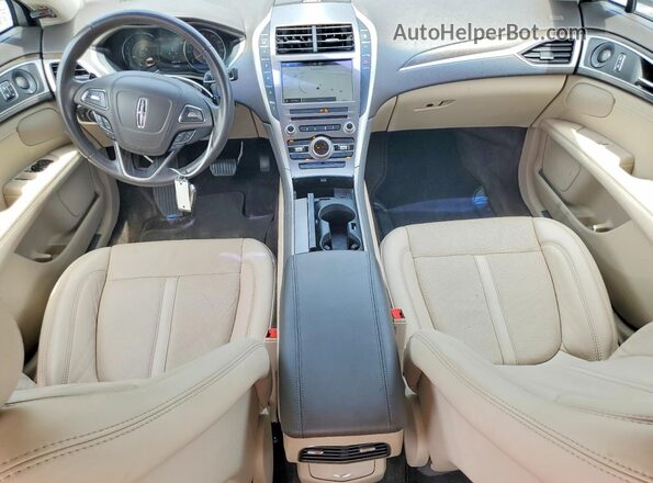 3LN6L5E98JR621635 2018 LINCOLN MKZ Желто-коричневый Вид панели приборов