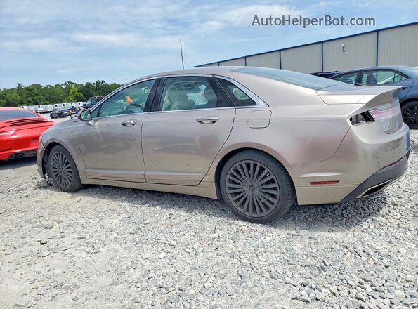 3LN6L5E98JR621635 2018 LINCOLN MKZ Желто-коричневый Задняя левая четверть