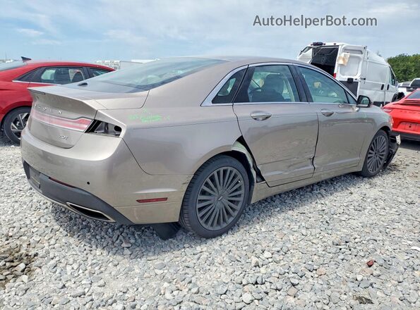 3LN6L5E98JR621635 2018 LINCOLN MKZ Желто-коричневый Задняя правая четверть