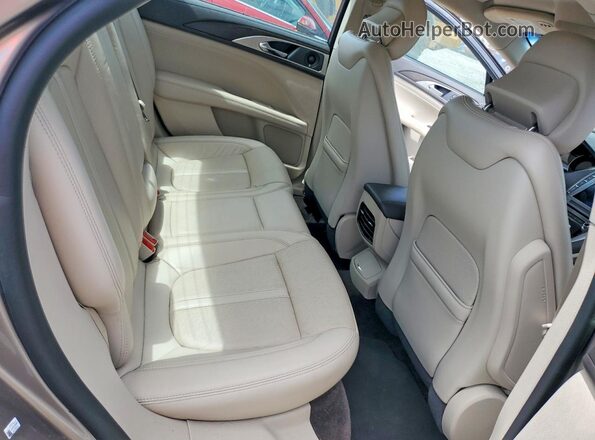 3LN6L5E98JR621635 2018 LINCOLN MKZ Желто-коричневый Вид задних сидений