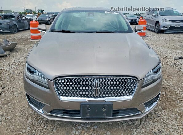 3LN6L5E99KR608541 2019 LINCOLN MKZ Beige Vista frontal