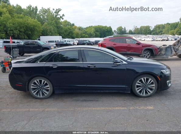 3LN6L5EC4HR622206 2017 LINCOLN MKZ Black Rear interior view