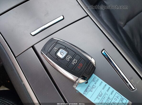 3LN6L5EC4HR622206 2017 LINCOLN MKZ Black Dashboard view