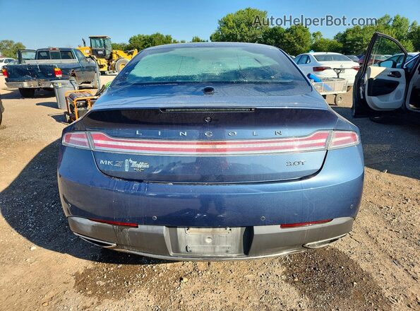 3LN6L5EC4JR620901 2018 LINCOLN MKZ Blue Հետևի տեսք
