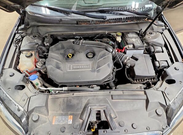 3LN6L5F90HR608063 2017 LINCOLN MKZ Charcoal Widok wnętrza z tyłu