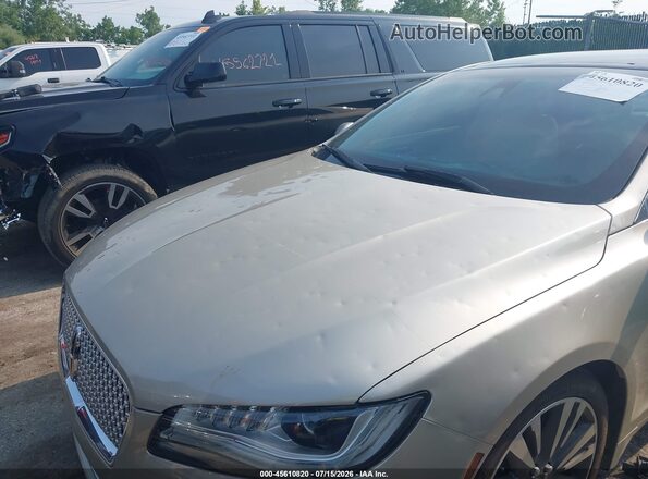 3LN6L5F90HR653455 2017 LINCOLN MKZ Бежевый Вид спереди