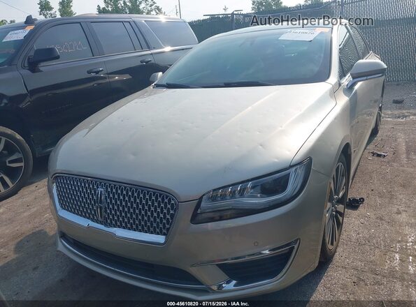 3LN6L5F90HR653455 2017 LINCOLN MKZ Бежевый Вид щитка приборов