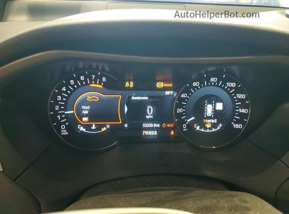 3LN6L5F91LR617105 2020 LINCOLN MKZ White Вид щитка приладів