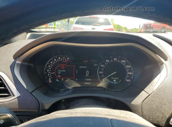 3LN6L5F92HR656910 2017 LINCOLN MKZ Black ხელსაწყოთა პანელის ხედი