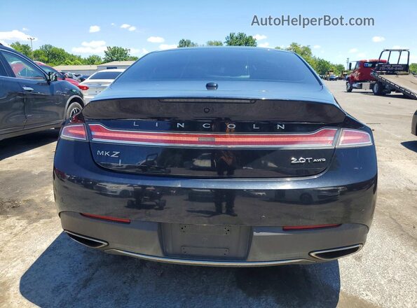 3LN6L5F92HR656910 2017 LINCOLN MKZ Black უკანა ხედი