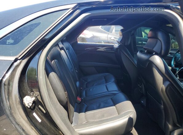 3LN6L5F92HR656910 2017 LINCOLN MKZ Black უკანა სავარძლების ხედი