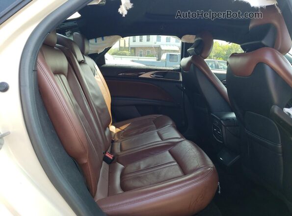 3LN6L5F92JR619619 2018 LINCOLN MKZ Beige Вид задніх сидінь