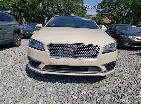 3LN6L5F92JR619619 2018 LINCOLN MKZ Beige Вид спереду