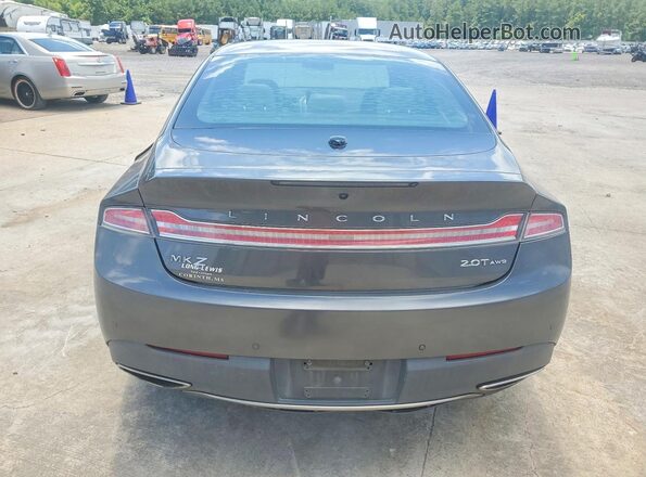 3LN6L5F94HR638523 2017 LINCOLN MKZ Серый Вид сзади