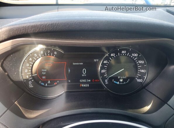 3LN6L5F94LR622184 2020 LINCOLN MKZ Gold ხელსაწყოთა პანელის ხედი