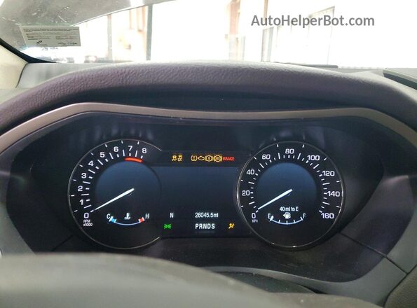 3LN6L5F95LR613123 2020 LINCOLN MKZ Brown Vista del cuadro de instrumentos