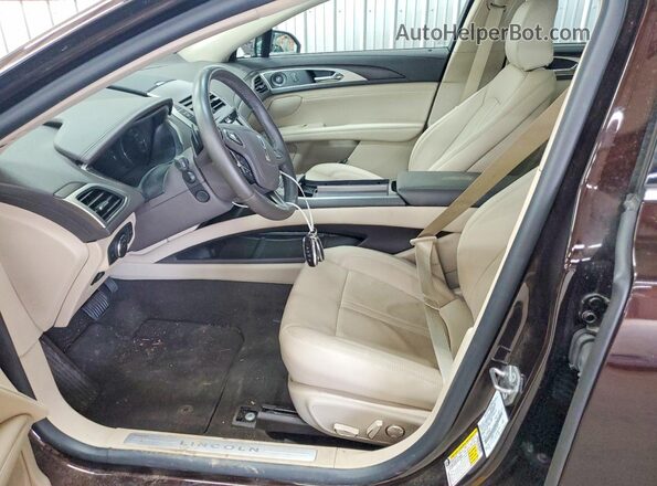 3LN6L5F95LR613123 2020 LINCOLN MKZ Brown Vista interior delantera