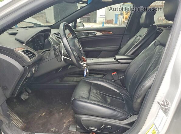 3LN6L5F97HR602342 2017 LINCOLN MKZ Silver Widok wnętrza z przodu