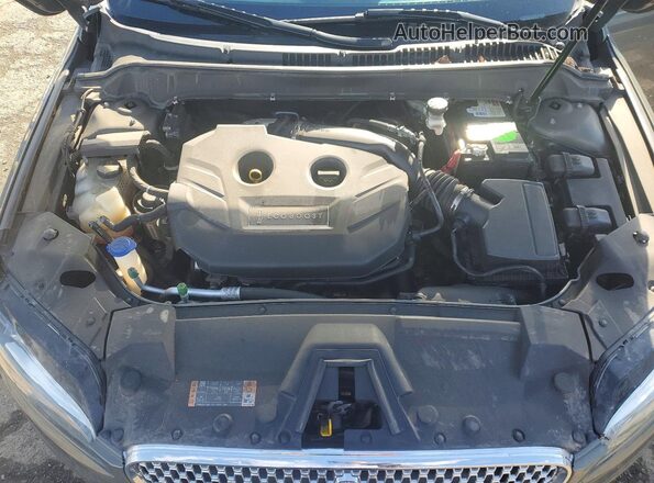 3LN6L5F97HR631436 2017 LINCOLN MKZ Gray Вид задньої частини салону