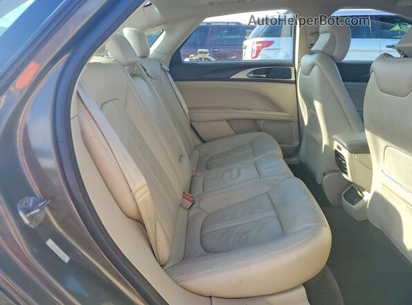 3LN6L5F97HR631436 2017 LINCOLN MKZ Gray Вид задніх сидінь