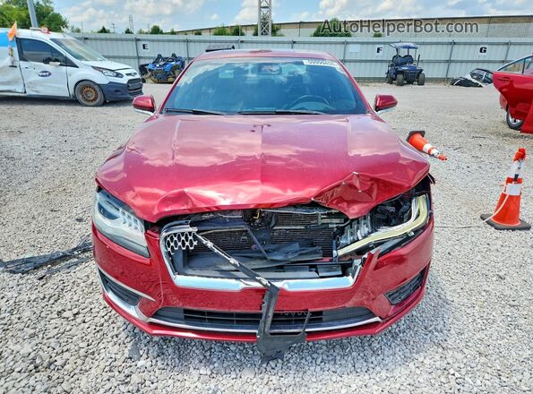 3LN6L5F97HR663173 2017 LINCOLN MKZ Красный Вид спереди