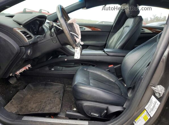 3LN6L5F97LR617917 2020 LINCOLN MKZ Черный Вид салона спереди