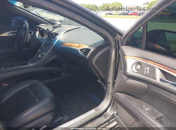 3LN6L5F99JR603837 2018 LINCOLN MKZ Black Widok wnętrza z przodu