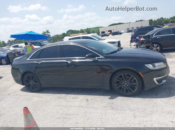 3LN6L5F99JR603837 2018 LINCOLN MKZ Black Widok wnętrza z tyłu