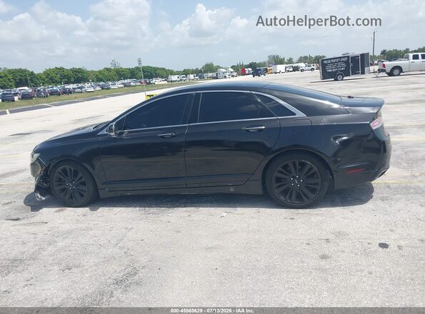 3LN6L5F99JR603837 2018 LINCOLN MKZ Black Widok wnętrza 360 stopni