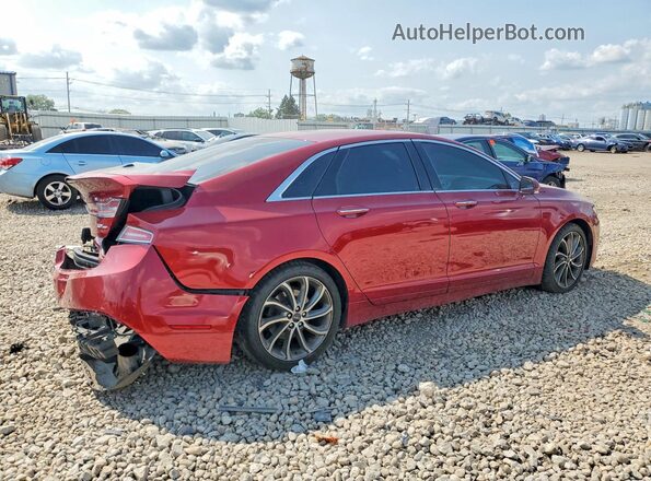 3LN6L5FC4HR664163 2017 LINCOLN MKZ Red Rear right