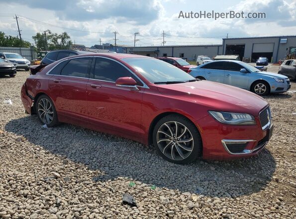 3LN6L5FC4HR664163 2017 LINCOLN MKZ Red Front right