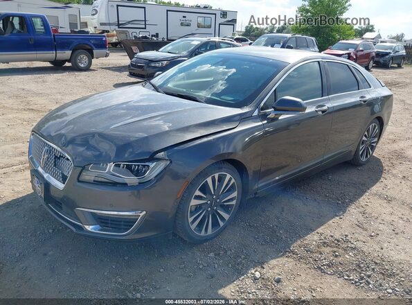 3LN6L5FC5HR611908 2017 LINCOLN MKZ Серый Передняя левая четверть