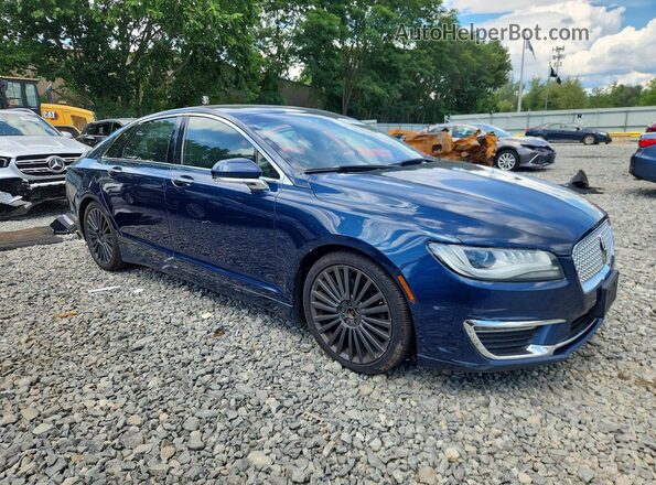 3LN6L5FC5HR628577 2017 LINCOLN MKZ Blue Przód prawy