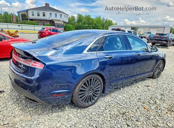 3LN6L5FC5HR628577 2017 LINCOLN MKZ Blue Tył prawy