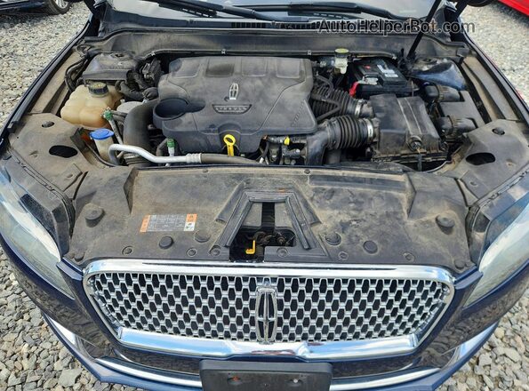 3LN6L5FC5HR628577 2017 LINCOLN MKZ Blue Widok wnętrza z tyłu