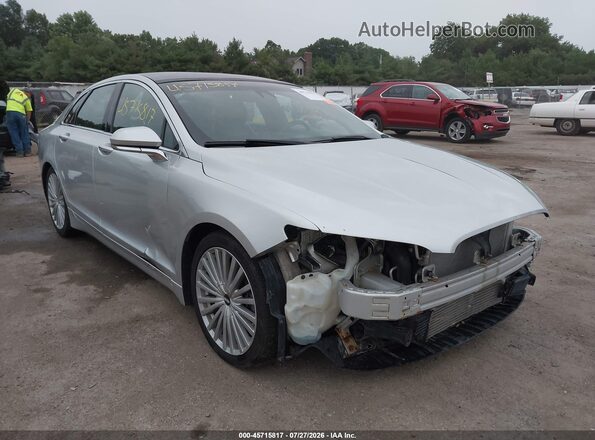 3LN6L5FC6HR635182 2017 LINCOLN MKZ Silver წინა ხედი