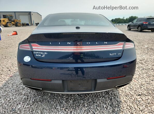 3LN6L5FC7HR631657 2017 LINCOLN MKZ Синий Вид сзади