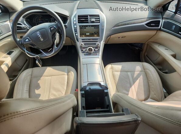 3LN6L5FC7HR631657 2017 LINCOLN MKZ Синий Вид панели приборов